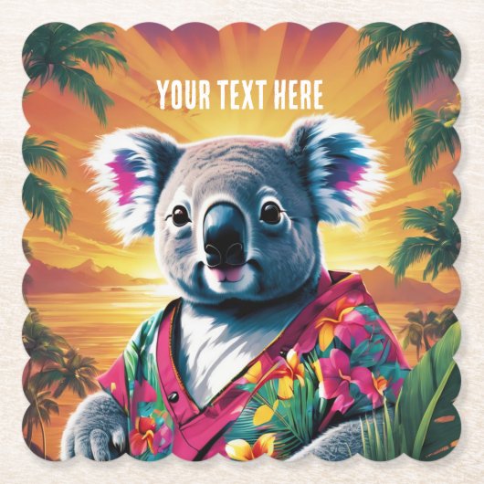 khoala kartonnen onderzetters (Voorkant)