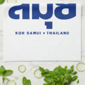 Khoi Huk (I Heart / Love) Koh Samui ❤ Thailand Theedoek (Gevouwen)