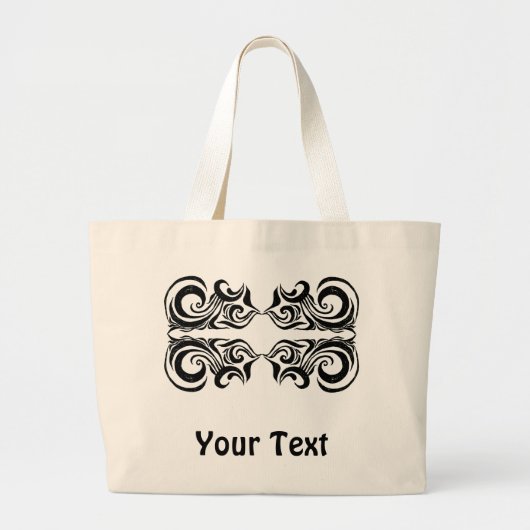 Khokhloma Exotique Grote Tote Bag (Voorkant)
