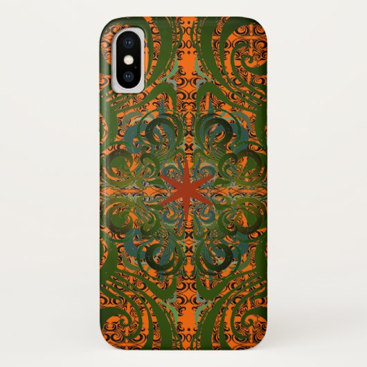 Khokhloma Exotique iPhone Case (Achterkant)