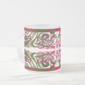 Khokhloma Exotique Matglas Koffiemok (Voorkant links)