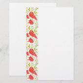 Khokhloma-patroon Briefpapier (Voorkant / Achterkant)