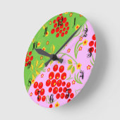 Khokhloma-patroon Ronde Klok (Hoek)