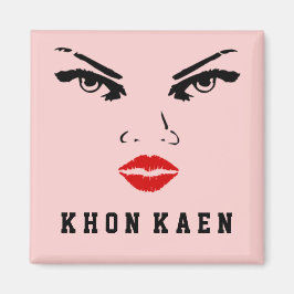 Khon Kaen, Thailand Woman Magneet