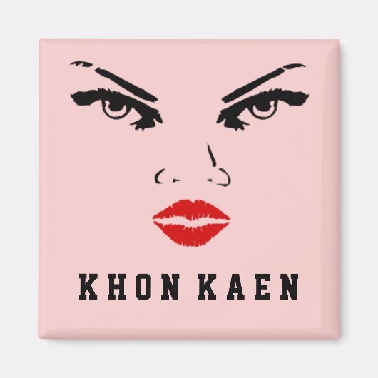 Khon Kaen, Thailand Woman Magneet (Voorkant)