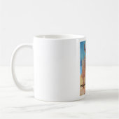 Khonsu en Re leiden de paarden van de koning. Koffiemok (Links)