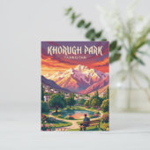 Khorugh Park Tadzjikistan Briefkaart (Staand voorkant)