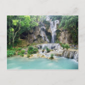 Khoung Si Herfsten, Forest Waterfall, Laos Briefkaart (Voorkant)