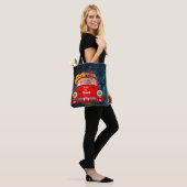 Khow-hondrijdende auto-ondiepe halloween tote bag (Op model)