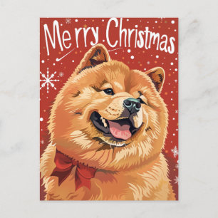 Khow met kerst briefkaart