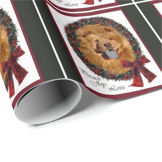 Khow met kerst cadeaupapier (Rol Hoek)