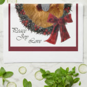 Khow met kerst theedoek (Gevouwen)
