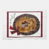 Khow met kerst theedoek (Horizontaal)