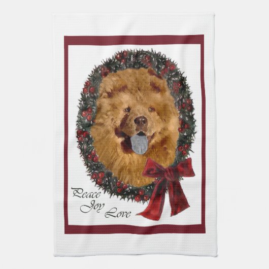 Khow met kerst theedoek (Verticaal)