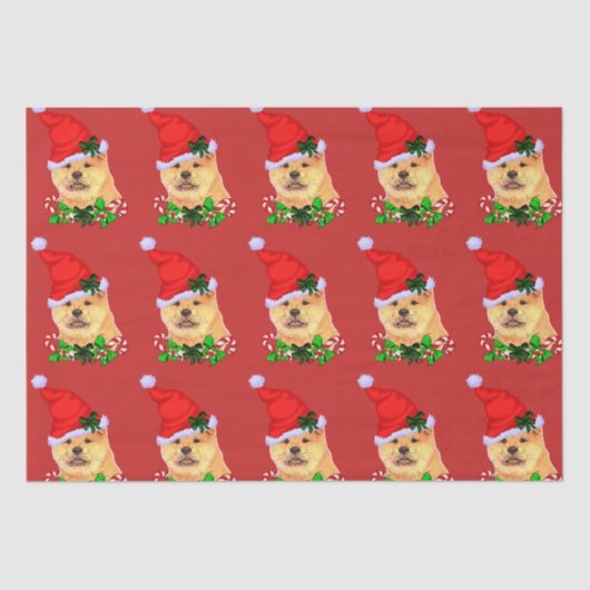 Khow met kerst tissuepapier (Voorkant)