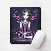 "Khristyn" Pink Princess Fairy Art Mousepad Muismat (Met muis)