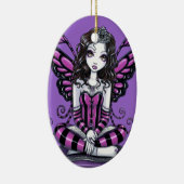 "Khristyn" Roze prinses Fairy Art Ornament (Rechts)