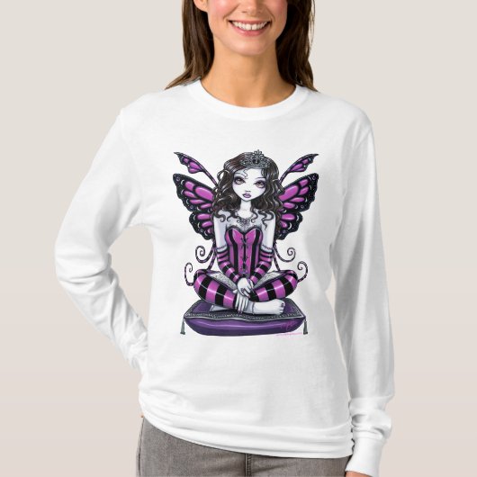 "Khristyn" Roze prinses Fairy Art Top (Voorkant)