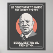 Khrushchev van binnen poster (Voorkant)