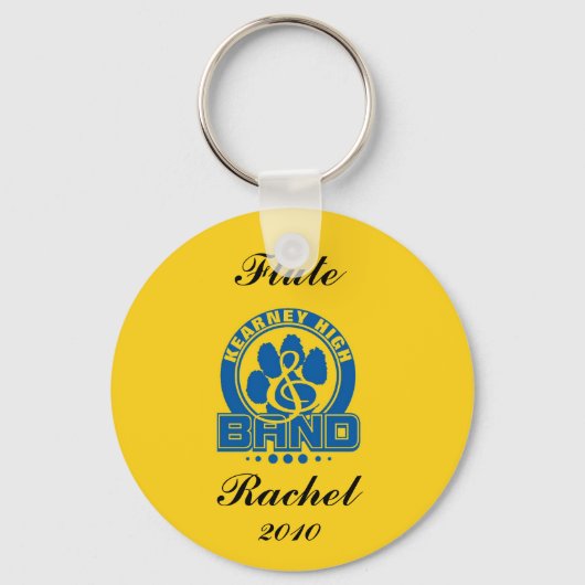 KHS Band Sleutelhanger met naam (Voorkant)