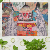 KHS Boston Terrier Gemengde Media Hond Keuken Hand Theedoek (Gevouwen)