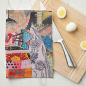 KHS Boston Terrier Gemengde Media Hond Keuken Hand Theedoek (Quarter Fold)