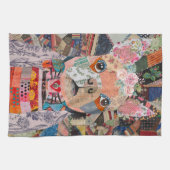 KHS Boston Terrier Gemengde Media Hond Keuken Hand Theedoek (Horizontaal)