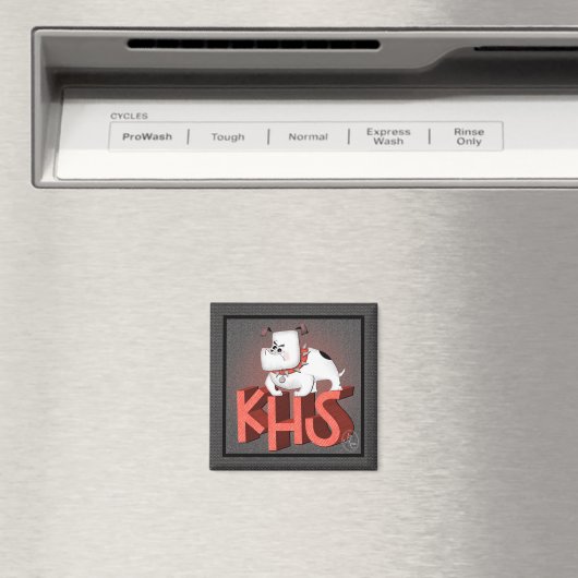 KHS Bulldog Magnet (Insitu (Vaatwasser))