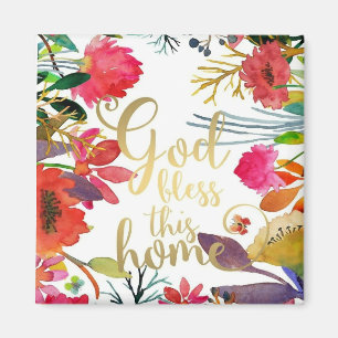 KHS God zegene deze thuismagneet Magneet