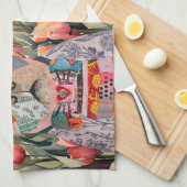 KHS Hond & Kat Huisdier Adoptie Bewustzijn Keuken  Theedoek (Quarter Fold)