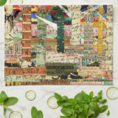 KHS Raven Lunatics Kraaien en Bomen Paper Art Theedoek (Gevouwen)