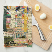 KHS Raven Lunatics Kraaien en Bomen Paper Art Theedoek (Quarter Fold)