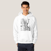 Khulna Bangladesh City Map Hoodie (Voorkant volledig)