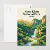 Khun Khan Nationaal Park Thailand Briefkaart (Voorkant / Achterkant)