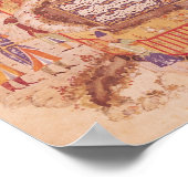 Khusrau voor het Paleis van Shirin Poster (Hoek)