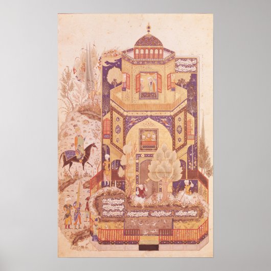 Khusrau voor het Paleis van Shirin Poster (Voorkant)