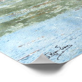 Khutzeymateen Wildlife & Totem Aquarel Kunst Poster (Hoek)