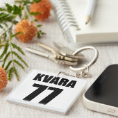 Khvicha Kvaratskhelia Sleutelhanger (Voorkant Rechts)