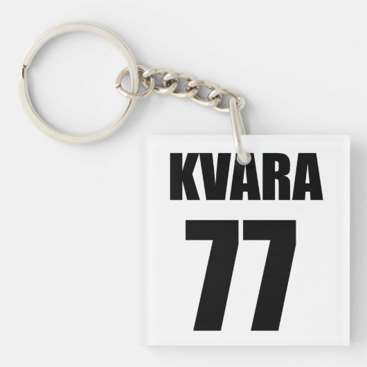 Khvicha Kvaratskhelia Sleutelhanger (voorkant)