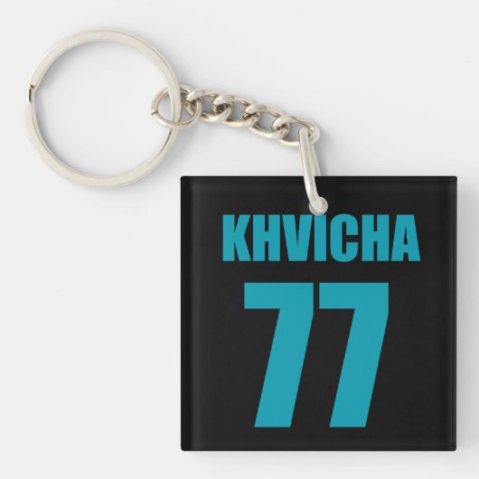 Khvicha Kvaratskhelia Sleutelhanger (voorkant)