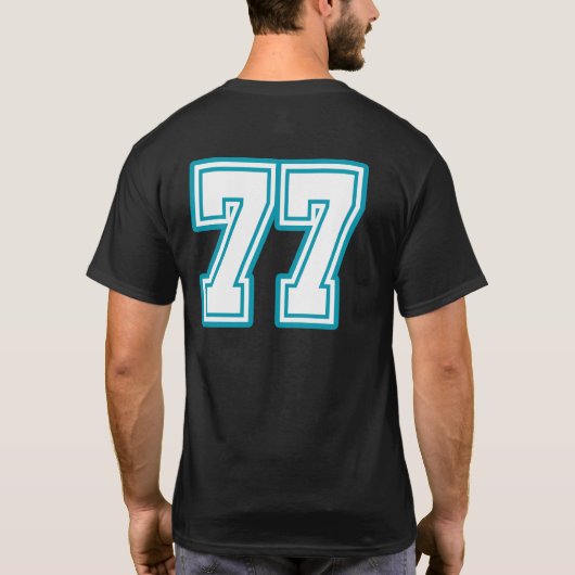 Khvicha Kvaratskhelia T-shirt (Achterkant)