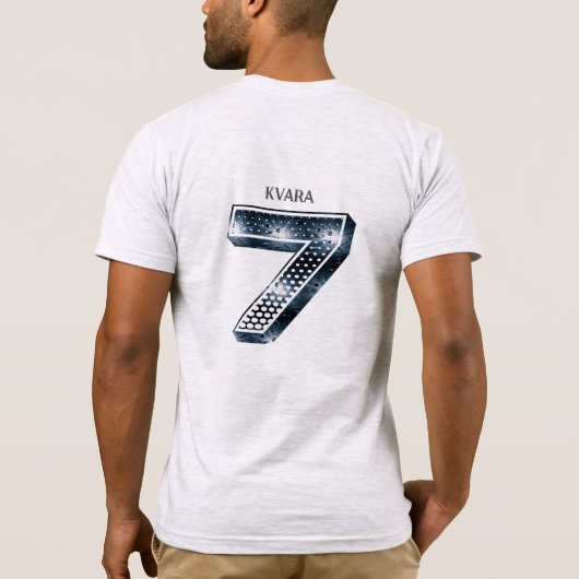 Khvicha Kvaratskhelia T-Shirt (Achterkant)