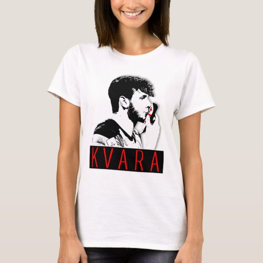 Khvicha Kvaratskhelia T-shirt (Voorkant)