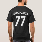 Khvicha Kvaratskhelia T-shirt (Achterkant)