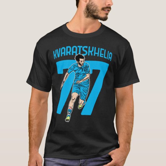 Khvicha Kvaratskhelia T-shirt (Voorkant)