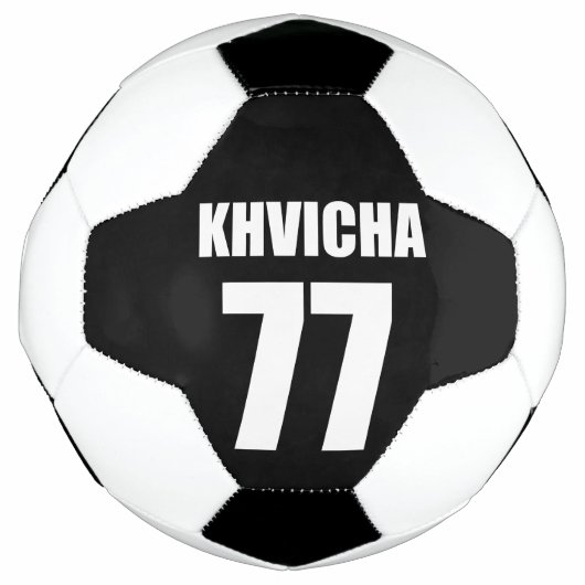 Khvicha Kvaratskhelia Voetbal (Voorkant)