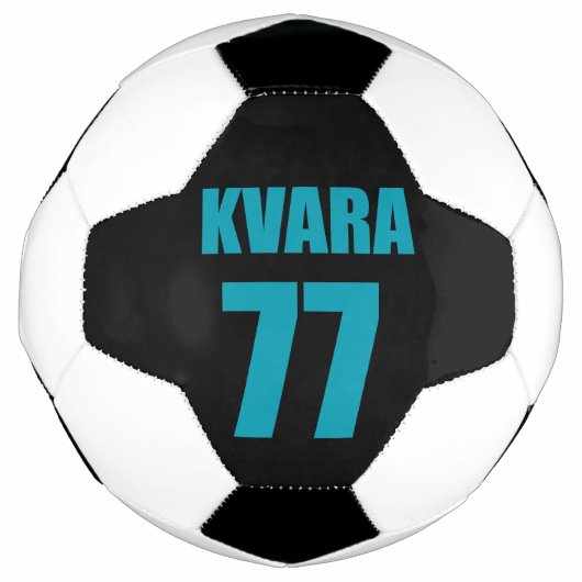 Khvicha Kvaratskhelia Voetbal (Voorkant)