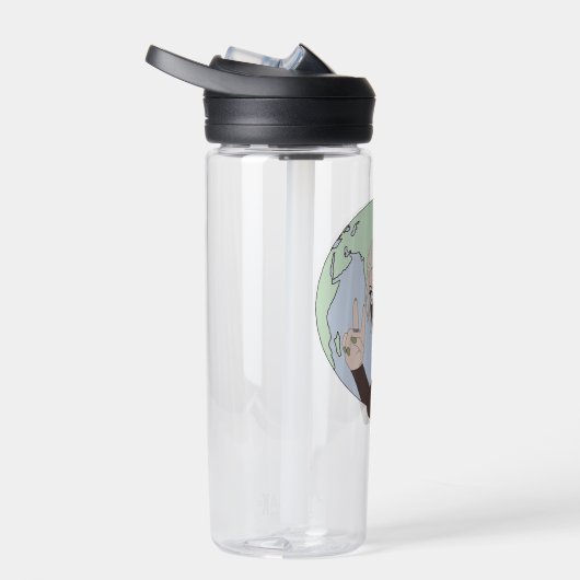 Ki 3 (aarde) waterfles (Rechts)