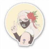Ki 3 (Moon)-Sticker Sticker (Voorkant)