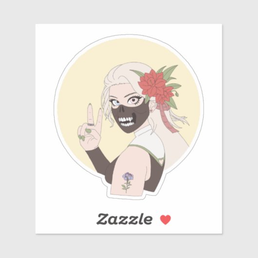 Ki 3 (Moon)-Sticker Sticker (Vel)